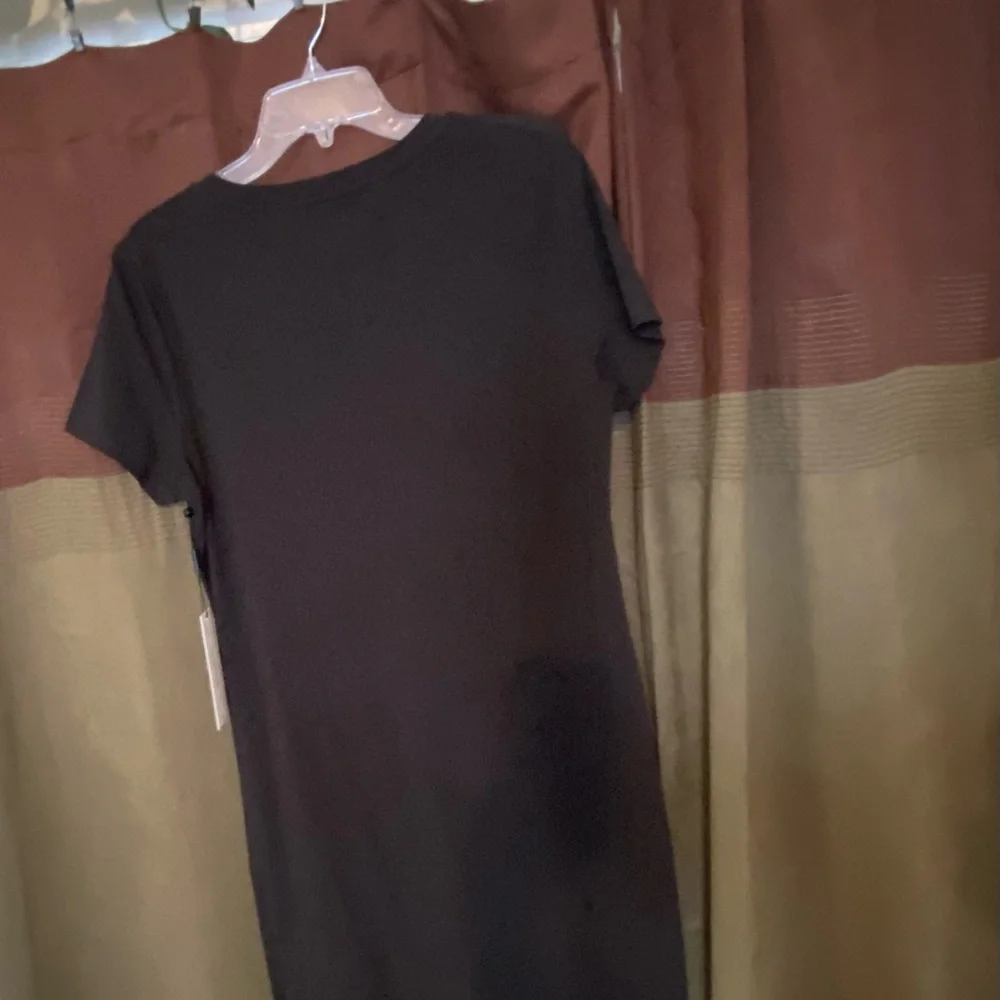 Calvin Klein Black Tee with Gold CK Logo - Picture 2 of 4